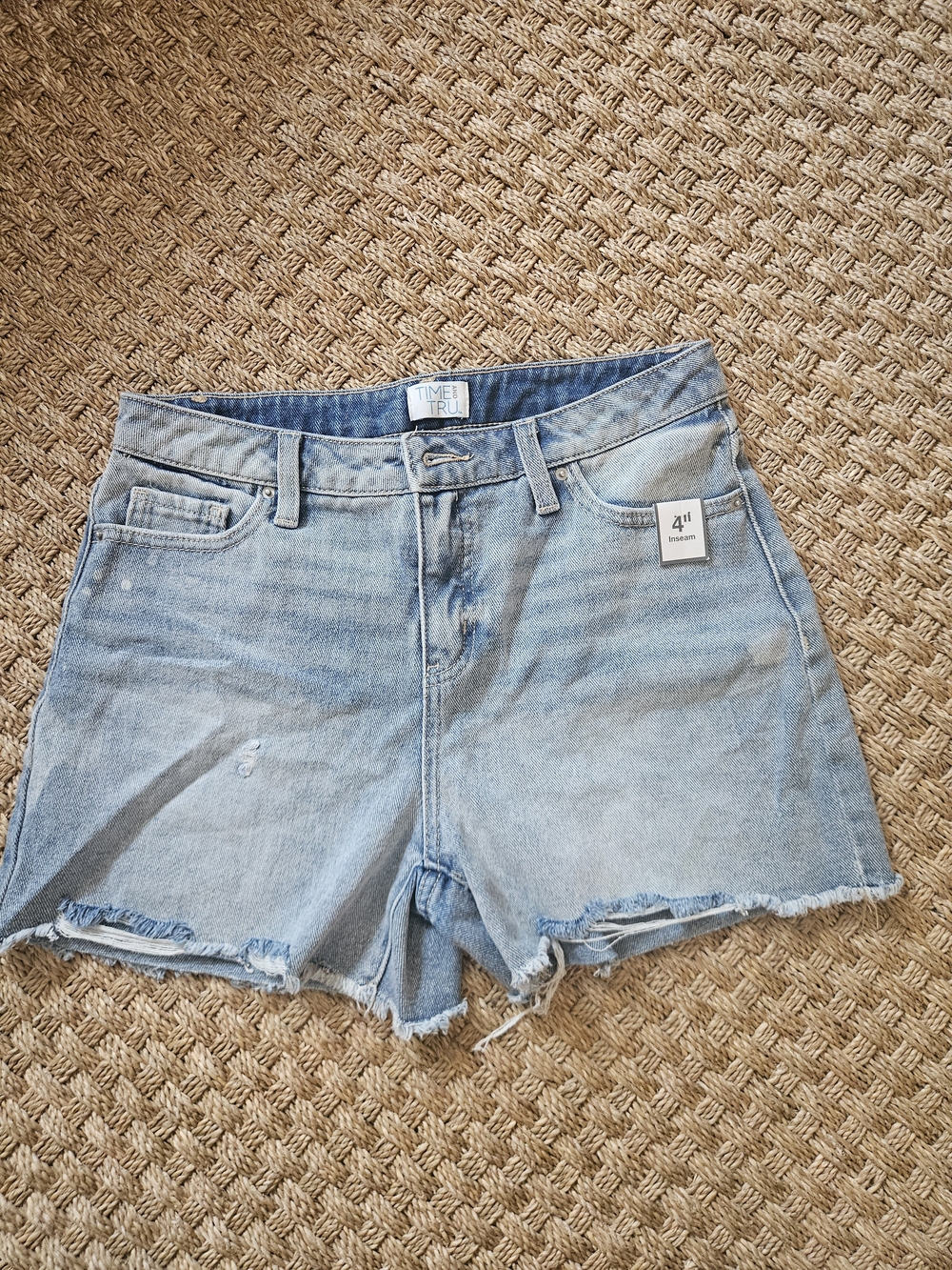 Time and Tru Womens Denim Cutoff Shorts